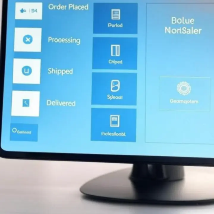 Dashboard voor het volgen van bestellingen en leveringen
